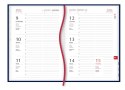 Kalendarz Firmowy 2022 A5 tydzień na 2 stronach szary T-206P-V Michalczy
