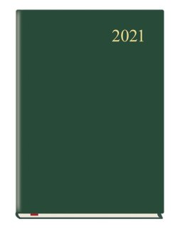 Kalendarz Firmowy 2022 A5 tydzień na 2 stronach zieleń T-206P-Z Michalczy