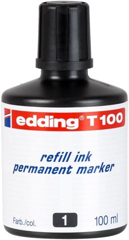 Tusz do markerów pernamentnych 100ml.czarny EDDING T100/001/C (X)