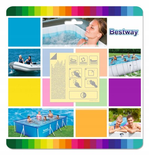 ZESTAW ŁATEK NAPRAWCZYCH 10 SZTUK BESTWAY 62091