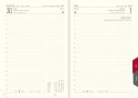 Kalendarz A-5 LUX książkowy (L3), 08 - niebieski linea / naklejka 3D 2023 TELEGRAPH