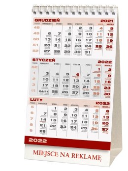 Kalendarz stojący trójdzielny 2024 Nr kat. KB038B WOKÓŁ NAS