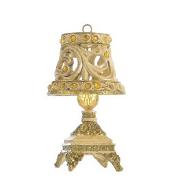 6 SZT. ZAWIESZKA OZDOBA CHOINKOWA EUROFIRANY LAMP/1/K 9CM/X6 KREM