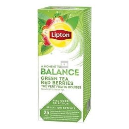 Herbata_LIPTON CLASSIC GREEN TEA RED BERRIES 25kopert