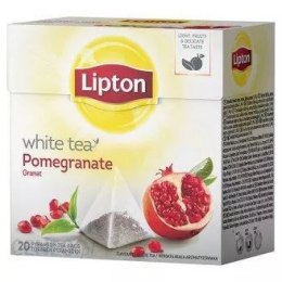 Herbata_LIPTON PIRAMID WHITE TEA 20t. biała granat
