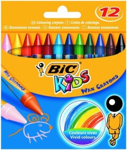 Kredki świecowe BIC Kids Wax Crayons , 927829