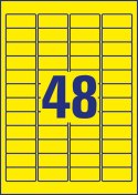 Etykiety Heavy Duty L6103-20 45,7 x 21,2 20 ark Avery Zweckform, żółte, poliestrowe