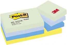 Karteczki samoprzylepne POST-IT_ (653-MTDR) Marzycielskie, 38x51mm, 12x100 kart., mix kolorów (X)