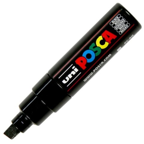 Marker z tuszem pigmentowym PC-8K czarny POSCA UNPC8K/6CA