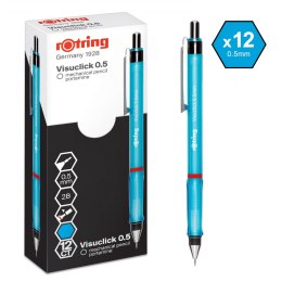 Ołówek_automatyczny 2B, 0,5mm niebieski VISUCLICK ROTRING, 2088549