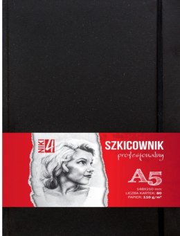 Szkicownik A5 profesjonalny 80 kartek 110g. BLO-SZA511-00104