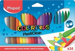 Kredki plastikowe Colorpeps 24 kolorów 862013 MAPED