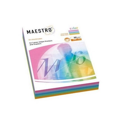 Pap.A4 80g mix intensywny 9414A80S MAESTRO COLOR 250a xero