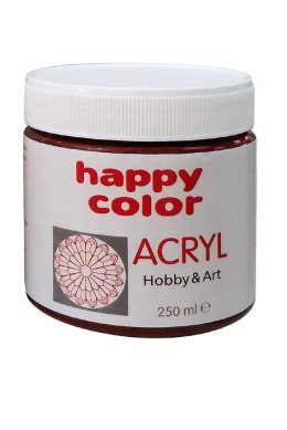 Farba akrylowa 250ml brązowy HA 7370 0250-7 Happy Color (X)