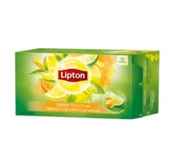 Herbata_LIPTON GREEN CYTRUSOWA 40t zielona