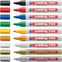 Marker lakierowy 2-4mm 750 czerwony EDDING końcówka okrągła