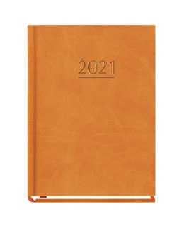 Kalendarz OLA 2023 A6 tydzień na 2 stronach pomarańczowy T-212V-P Michalc