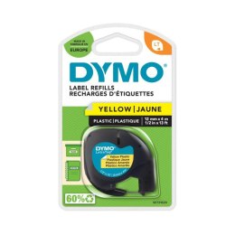 Taśma DYMO 12mm/4m - plastikowa, żółta S0721620 Dymo