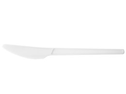 Nóż CPLA 16,5cm biały, op. 50 szt. 100% biodegradowalny VW-KN6.5 (X)