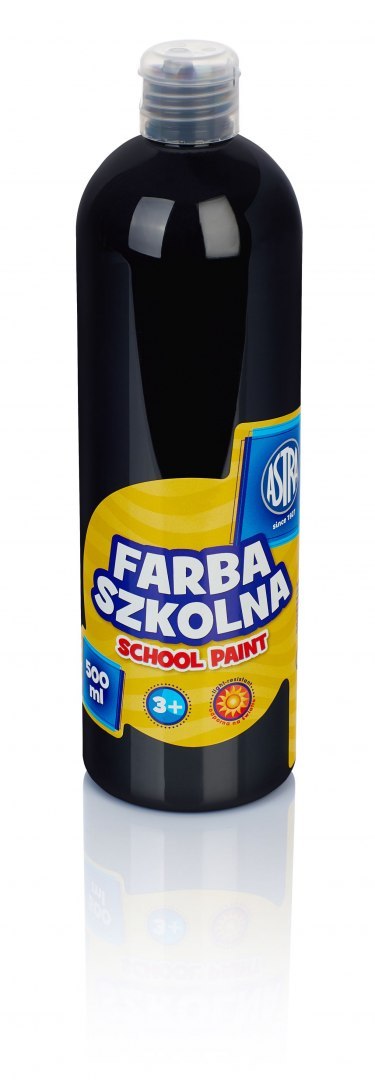 Farba szkolna Astra 500 ml - czarna, 83410905