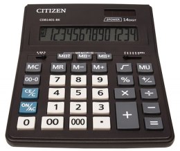 Kalkulator_biurowy CITIZEN CDB1401-BK Business Line, 14-cyfrowy, 205x155mm, czarny