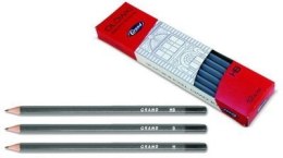 Ołówek techniczny, 4H, 12 szt. GRAND 160-1351