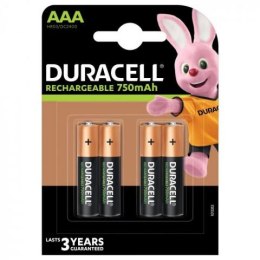 Akumulatorki DURACELL AAA 750mAh B4 HR03 (4szt.)