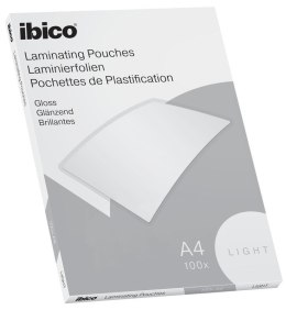 Folia do laminacji IBICO, A4, 80mic., przezroczysta, połysk, 100 szt., LIGHT 627308