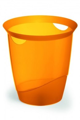 Kosz na śmieci 16l pomarańczowy przezroczysty DURABLE 1701710009