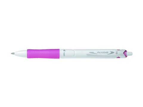 Długopis ACROBALL WHITE M różowy PILOT BAB15M-WPP-BG