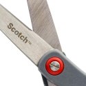 Nożyczki biurowe SCOTCH_ (1448), precyzyjne, 20,5cm, czerwono-szare