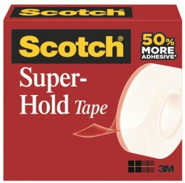 Taśma biurowa SCOTCH Super-Hold, (700K), super mocna, 19mm, 25,4m, transparentna