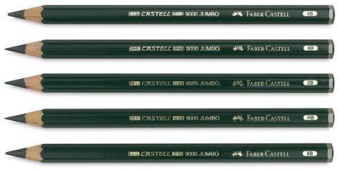 Ołówek CASTELL 9000 6B (12) 119006 (X)