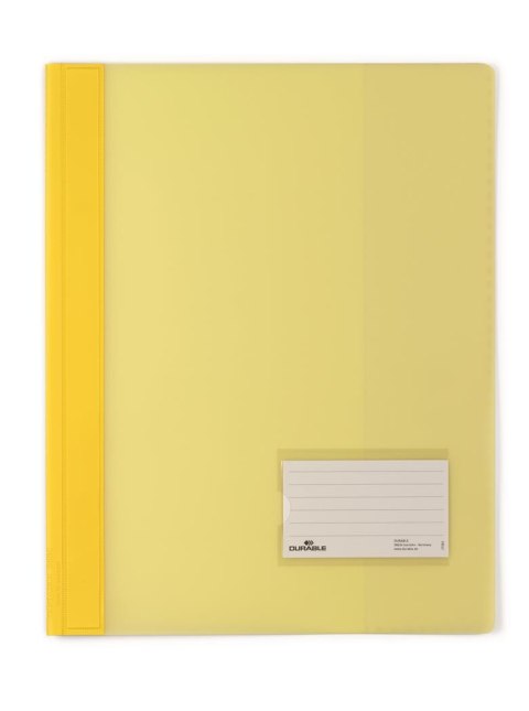 Skoroszyt DURALUX przez.268004 żółty DURABLE