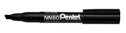 Marker permanentny NN60 czarny ścięta końcówka PENTEL
