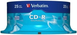 Płyta CD-R VERBATIM CAKE (25) Extra Protection 700MB x52 43432
