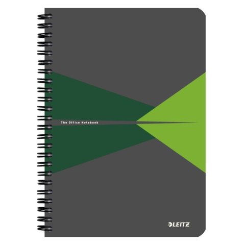 Kołonotatnik Office Card A5, w linie, zielony Leitz , 44590055 (X)