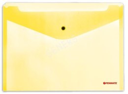 Teczka kopertowa A4 z europerforacją żółta Penmate TT8059