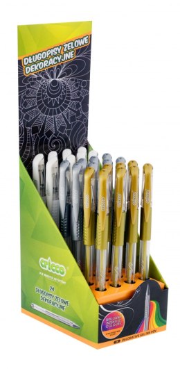 Długopis żel.CRICCO mix.kol. 0,7mm (24) CR012/MIX (X)