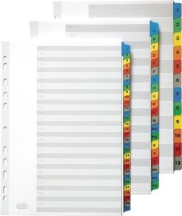 Przekładki kartonowe MYLAR A4, alfabetyczne A-Z kolorowe karty OXFORD 100204595