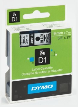 Taśma DYMO D1 - 9 mm x 7 m, czarny / przezroczysty S0720670 do drukarek etykiet (X)