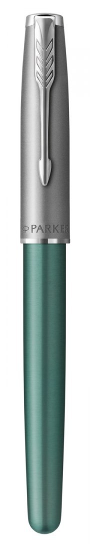 Pióro wieczne (F) SAND BLASTED METAL GREEN PARKER 2169362, giftbox