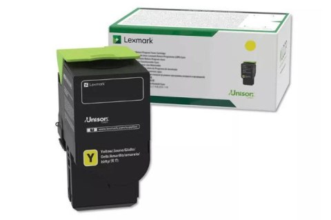 Oryginalny Toner Yellow Lexmark CS421, CS521, CS622, CX421, CX522, CX622, CX625 (78C2XY0)