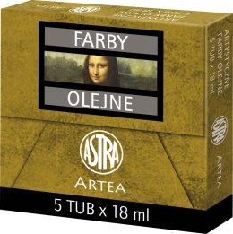 Farba olejna Astra tuba 18ml - brunat jasny, 83410951