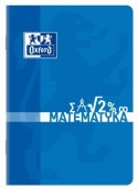 Zeszyt matematyka A4 60k 90g kratka z marginesem 400150840 OXFORD