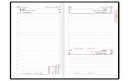 Kalendarz A-5 STANDARD książkowy (KS1), 08 - niebieski linea /naklejka 3D 2023 TELEGRAPH