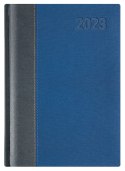 Kalendarz B-5 CLASSIC książkowy (C2), 06 - grafit cristal/niebieski 2023