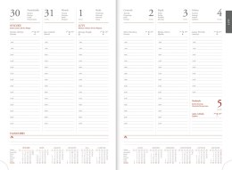Kalendarz B5 tygodniowy przeszywany mix Nr kat. B5T018B- MIX (Malaga/Safiano/Saro/Tosca) WOKÓŁ NAS