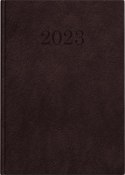 Kalendarz Top 2000 Standard 2023 A5 dzienny brązowy 400165186