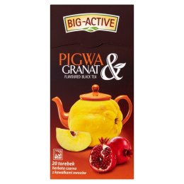 Herbata_BIG-ACTIVE PIGWA + GRANAT 20 torebek/40g czarna z kawałkami owoców